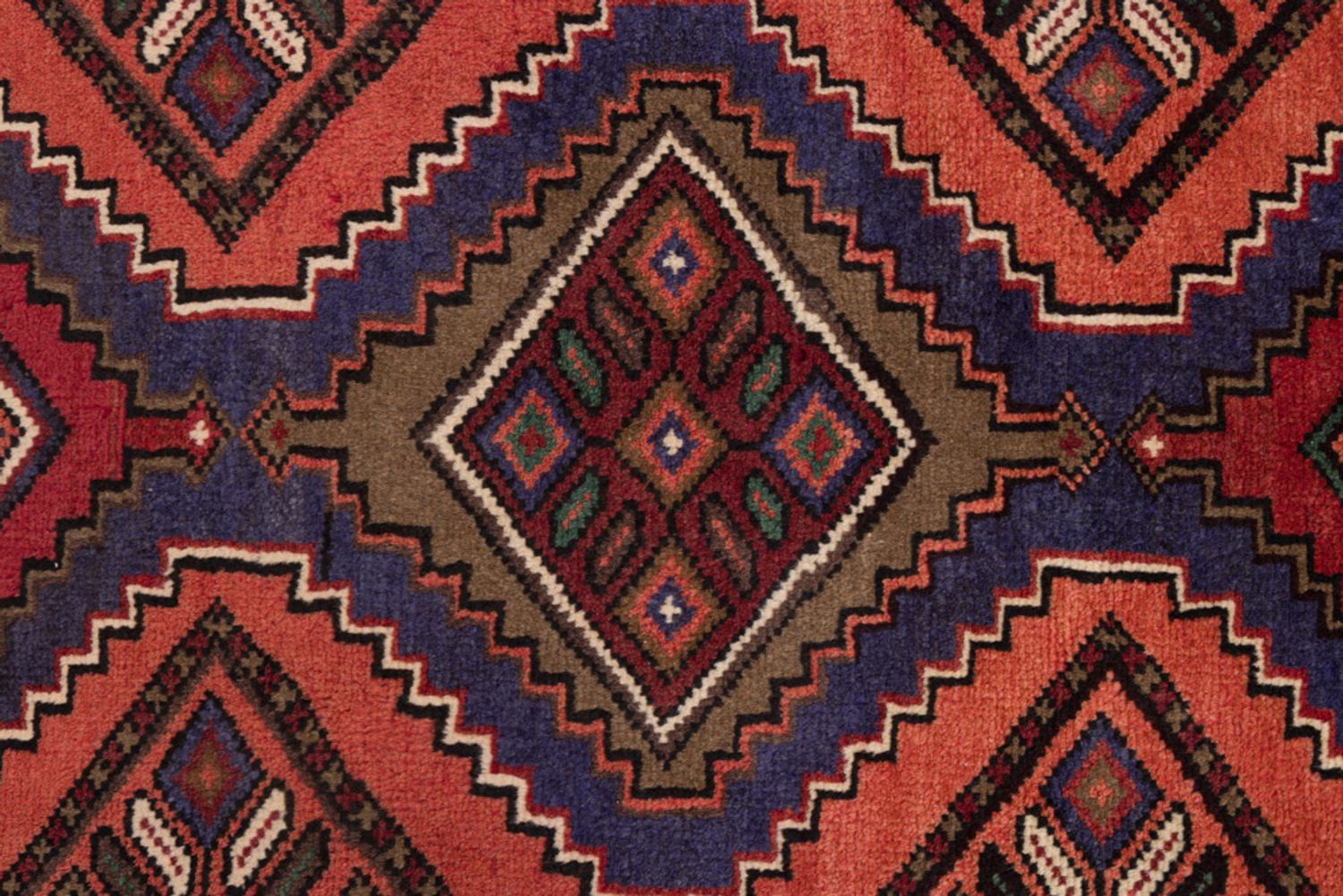 Alfombra de pasillo Alfombra persa - Nómada - 289 x 81 cm - óxido