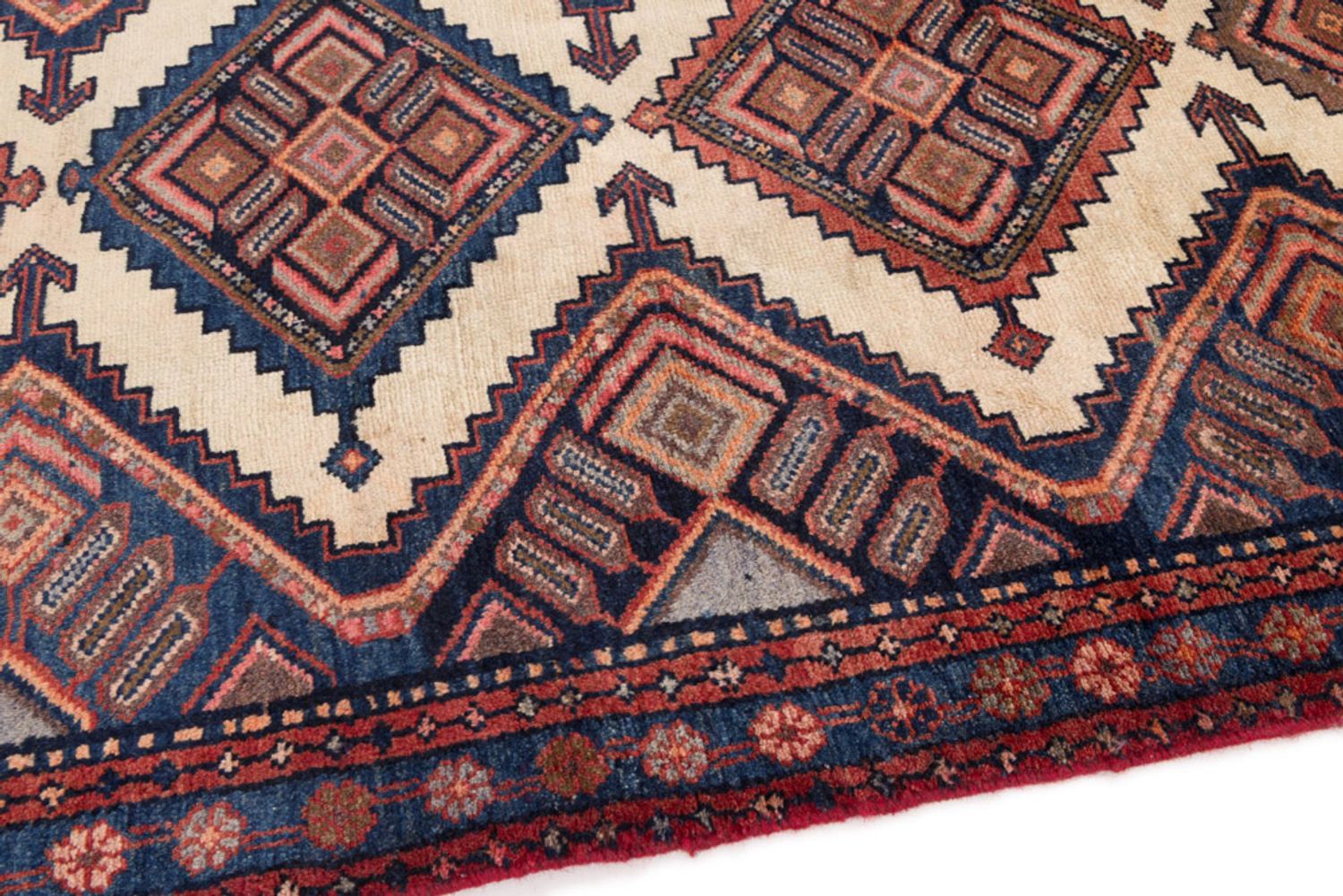 Alfombra de pasillo Alfombra persa - Nómada - 295 x 99 cm - óxido