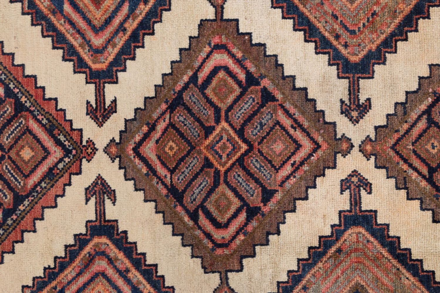 Alfombra de pasillo Alfombra persa - Nómada - 295 x 99 cm - óxido