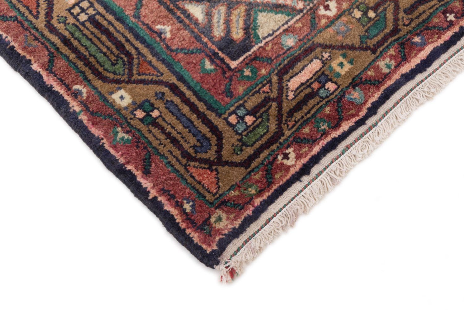 Runner Perský koberec - Nomádský - 308 x 87 cm - tmavě béžová