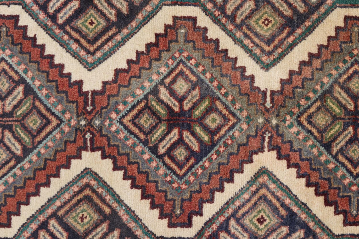 Runner Perský koberec - Nomádský - 308 x 87 cm - tmavě béžová