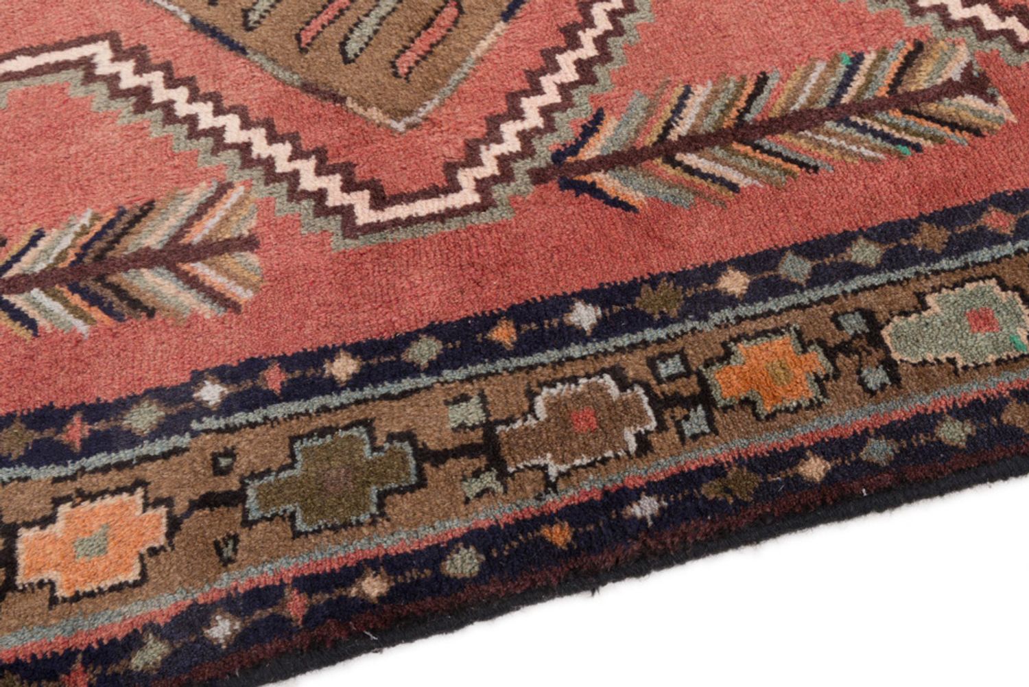 Alfombra de pasillo Alfombra persa - Nómada - 280 x 95 cm - óxido