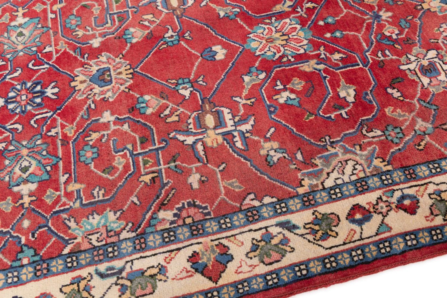 Alfombra de pasillo Alfombra persa - Clásica - 299 x 90 cm - rojo