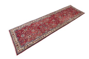 Alfombra de pasillo Alfombra persa - Clásica - 299 x 90 cm - rojo