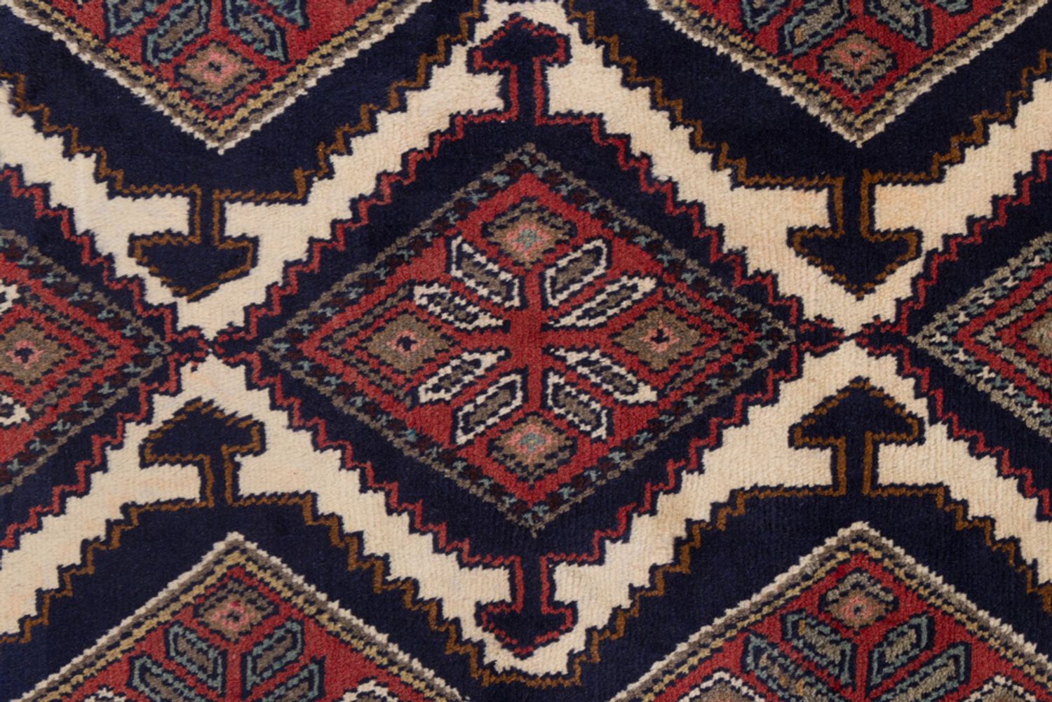 Runner Perský koberec - Nomádský - 294 x 91 cm - rezavá