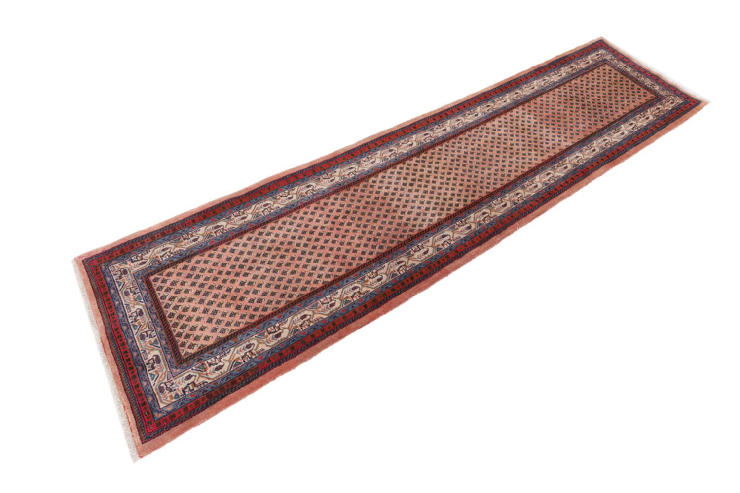Runner Perský koberec - Mir - 305 x 85 cm - světle červená