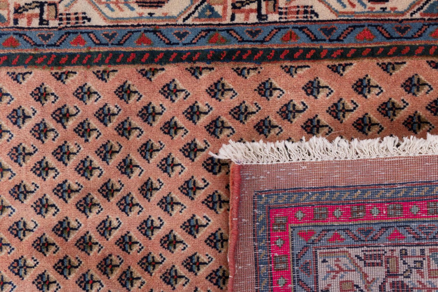 Runner Perský koberec - Mir - 305 x 85 cm - světle červená