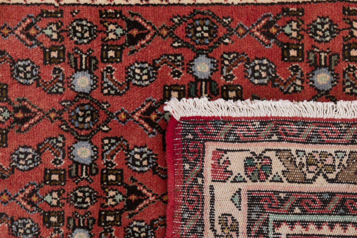 Alfombra de pasillo Alfombra persa - Nómada - 280 x 80 cm - rojo oscuro