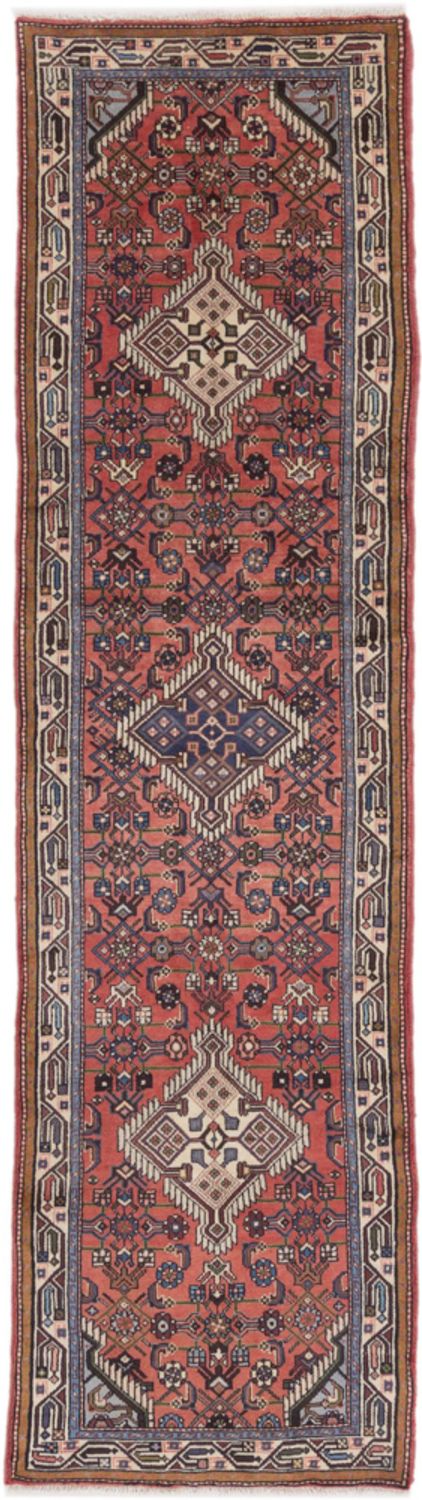 Alfombra de pasillo Alfombra persa - Nómada - 285 x 80 cm - rojo claro