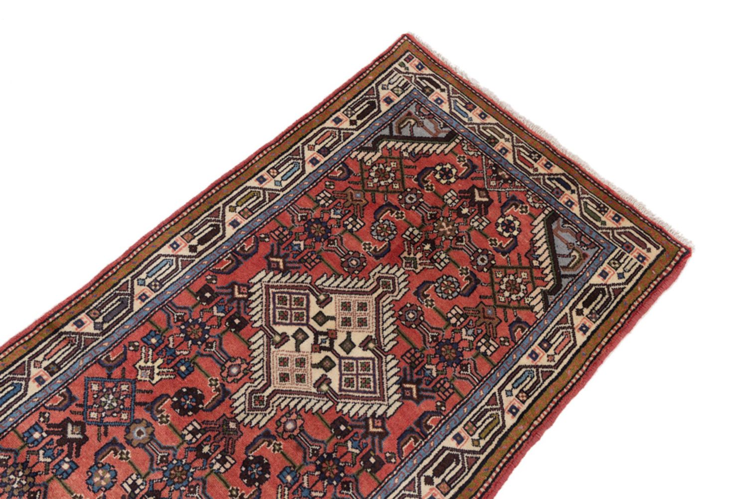 Alfombra de pasillo Alfombra persa - Nómada - 285 x 80 cm - rojo claro