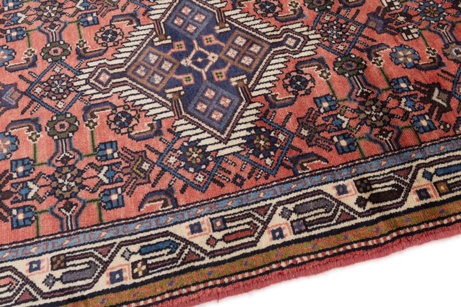 Alfombra de pasillo Alfombra persa - Nómada - 285 x 80 cm - rojo claro