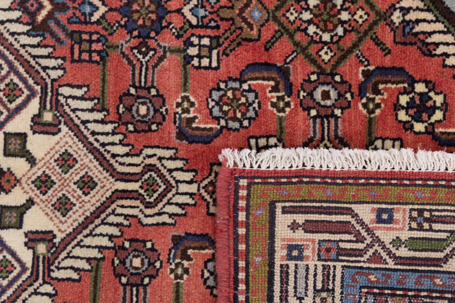 Alfombra de pasillo Alfombra persa - Nómada - 285 x 80 cm - rojo claro