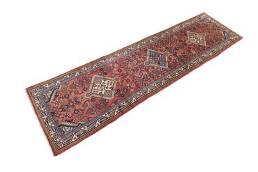 Alfombra de pasillo Alfombra persa - Nómada - 285 x 80 cm - rojo claro