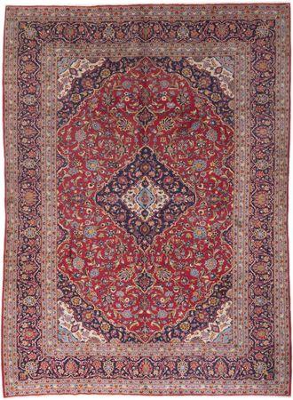Persisk teppe - Keshan - 340 x 250 cm - rød