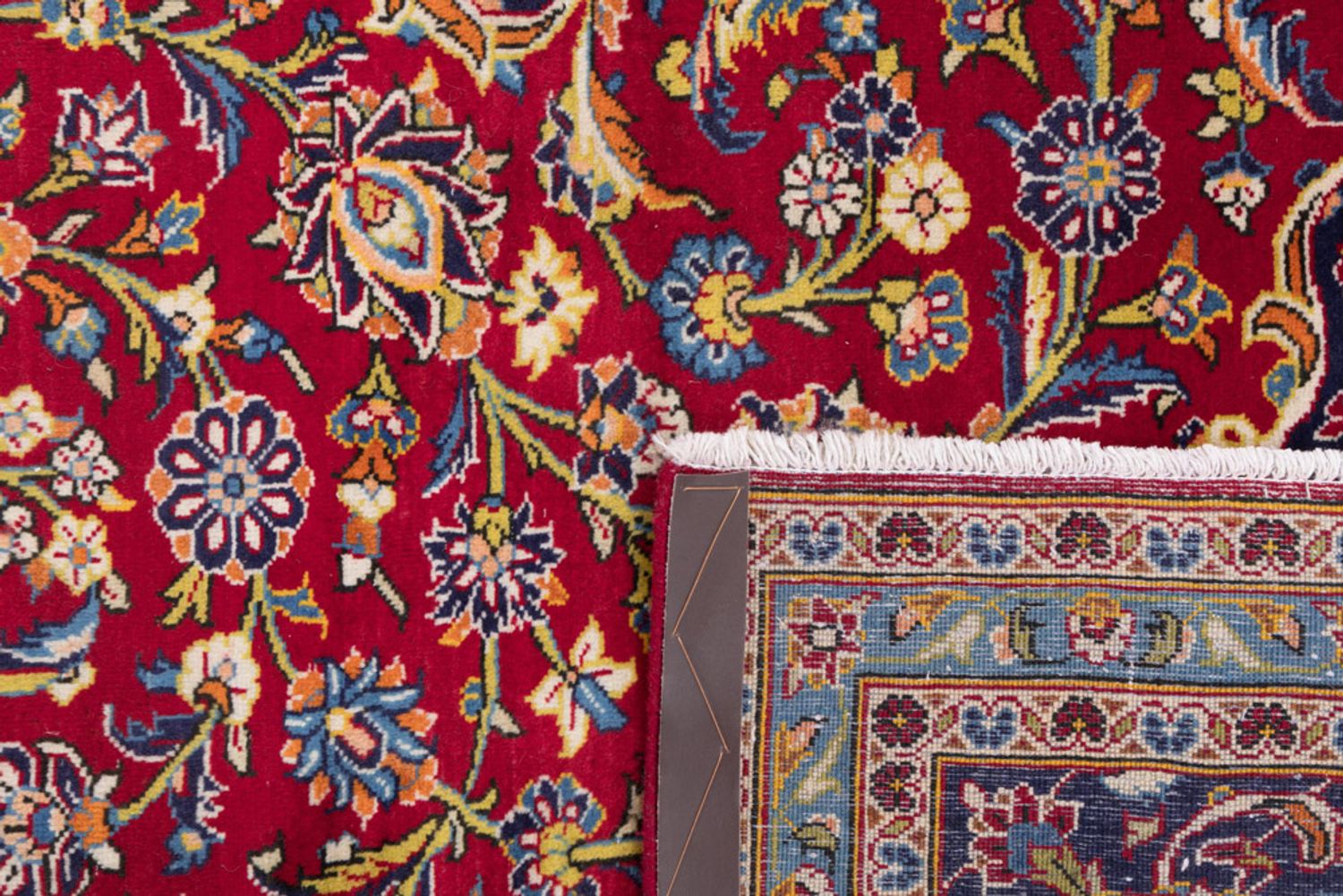 Perský koberec - Keshan - 335 x 247 cm - červená