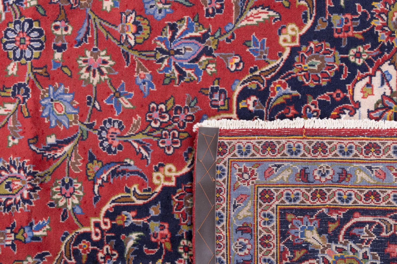 Persisk teppe - Keshan - 350 x 252 cm - rød