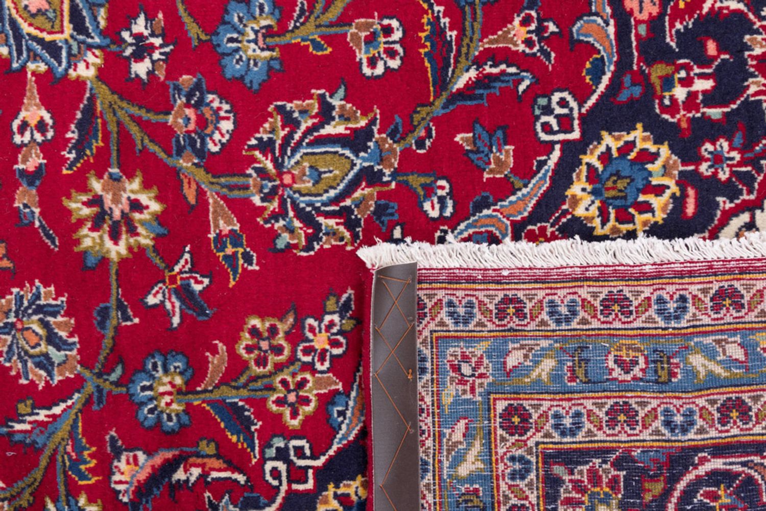 Perský koberec - Keshan - 352 x 252 cm - červená