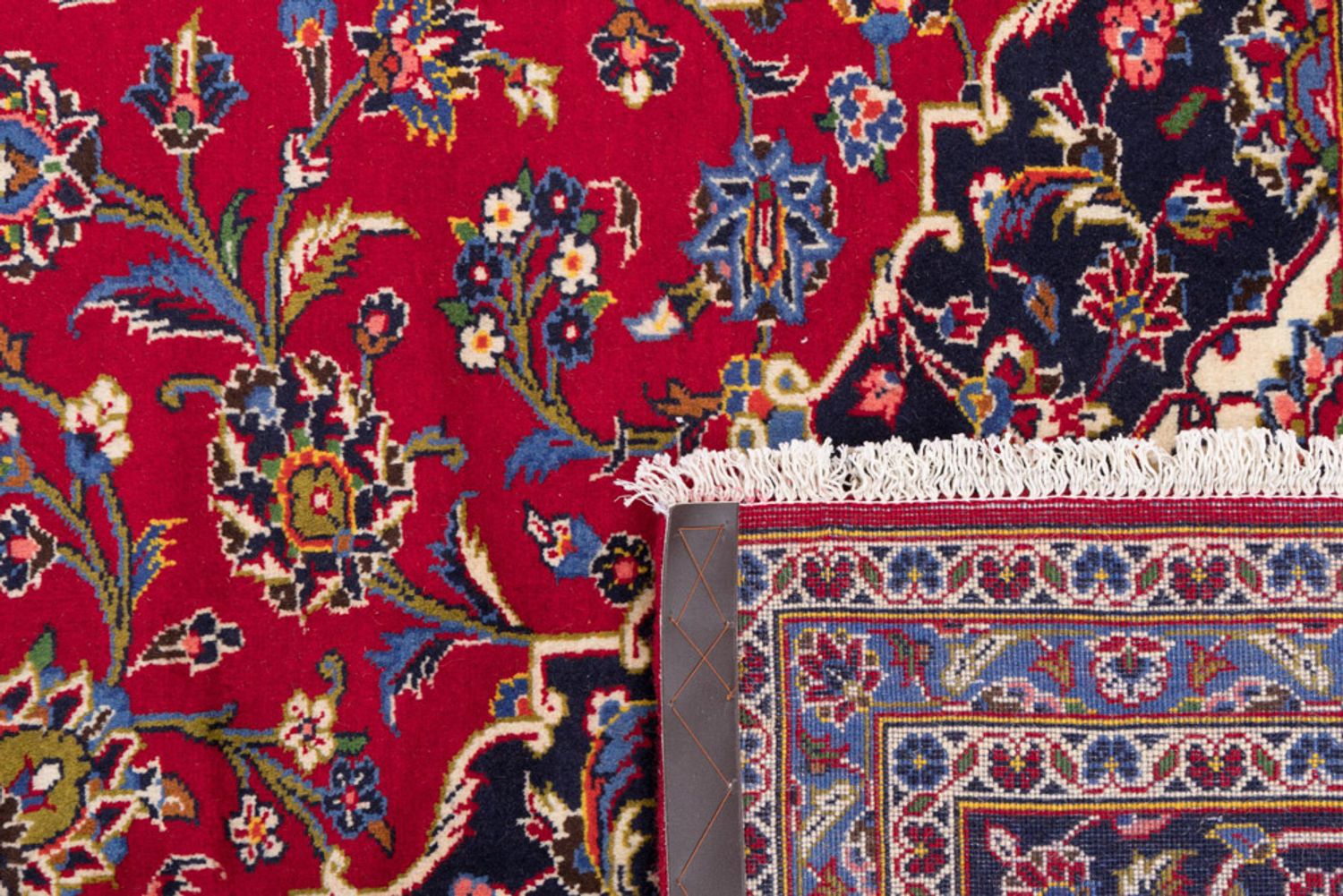 Perský koberec - Keshan - 340 x 250 cm - červená