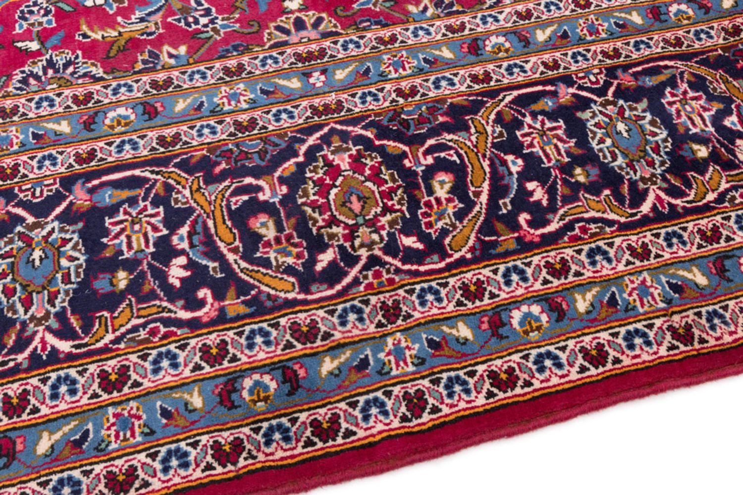 Perský koberec - Keshan - 358 x 245 cm - červená