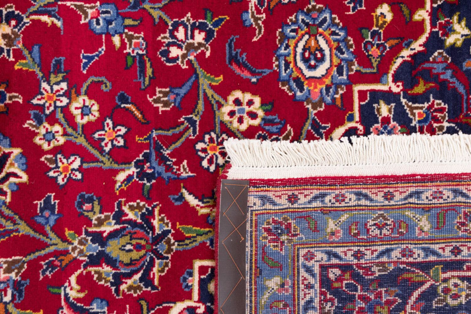 Persisk teppe - Keshan - 345 x 233 cm - rød