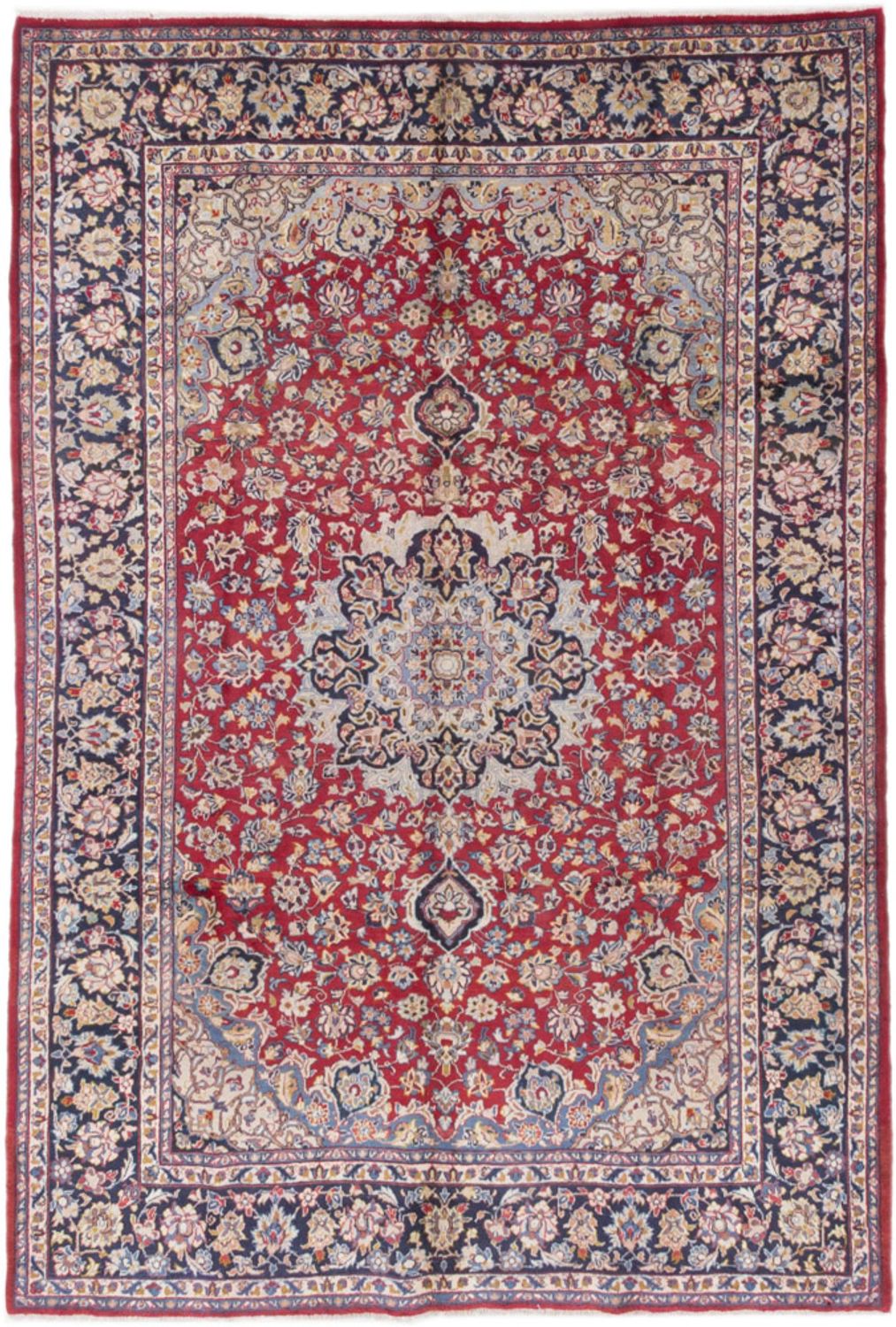 Perský koberec - Keshan - 355 x 245 cm - červená