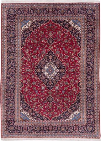 Alfombra persa - Keshan - 400 x 295 cm - rojo