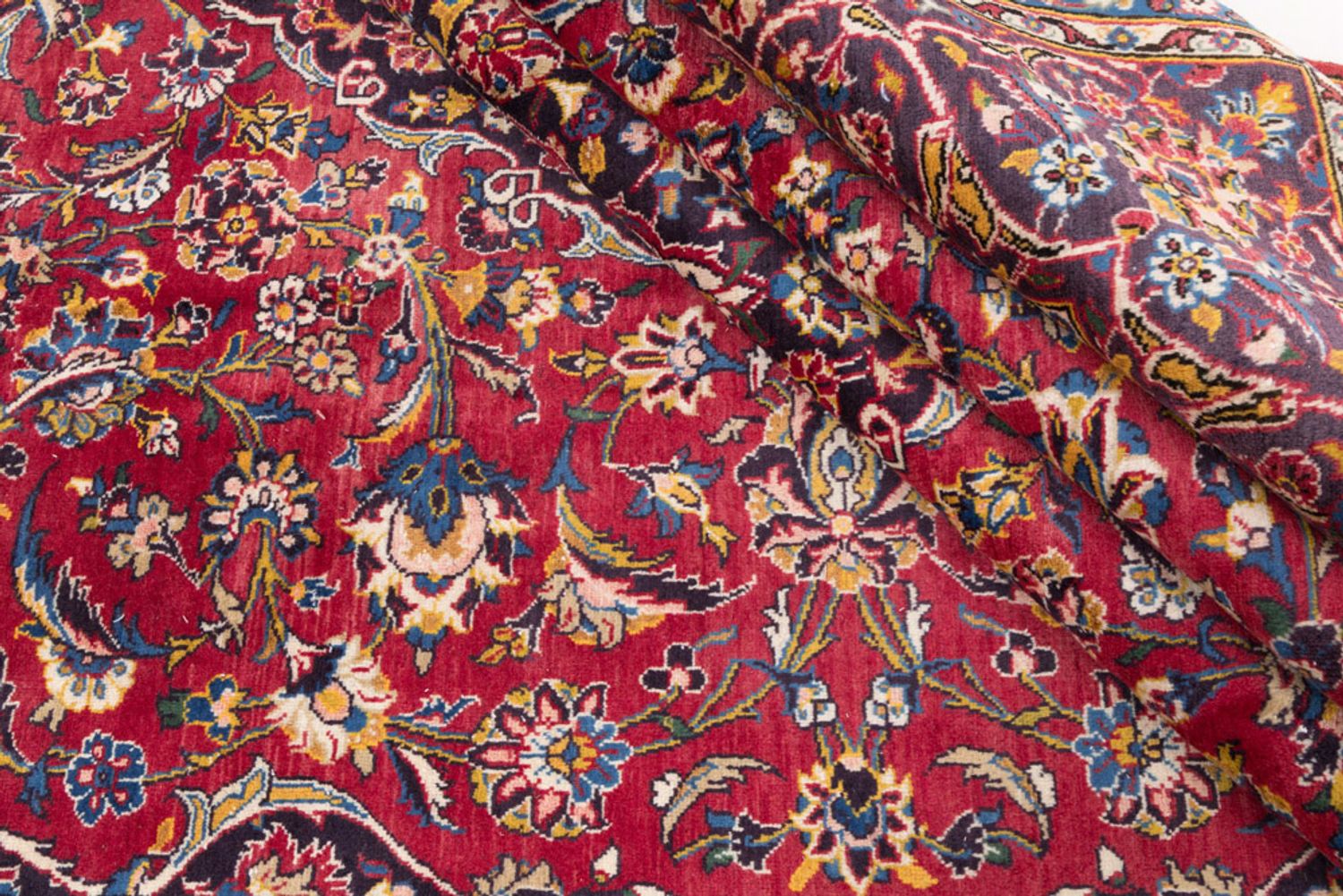 Perský koberec - Keshan - 365 x 250 cm - červená