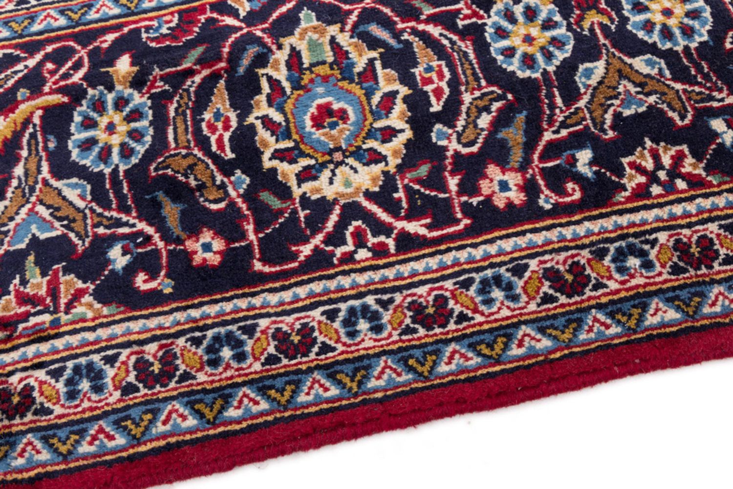 Perský koberec - Keshan - 345 x 240 cm - červená