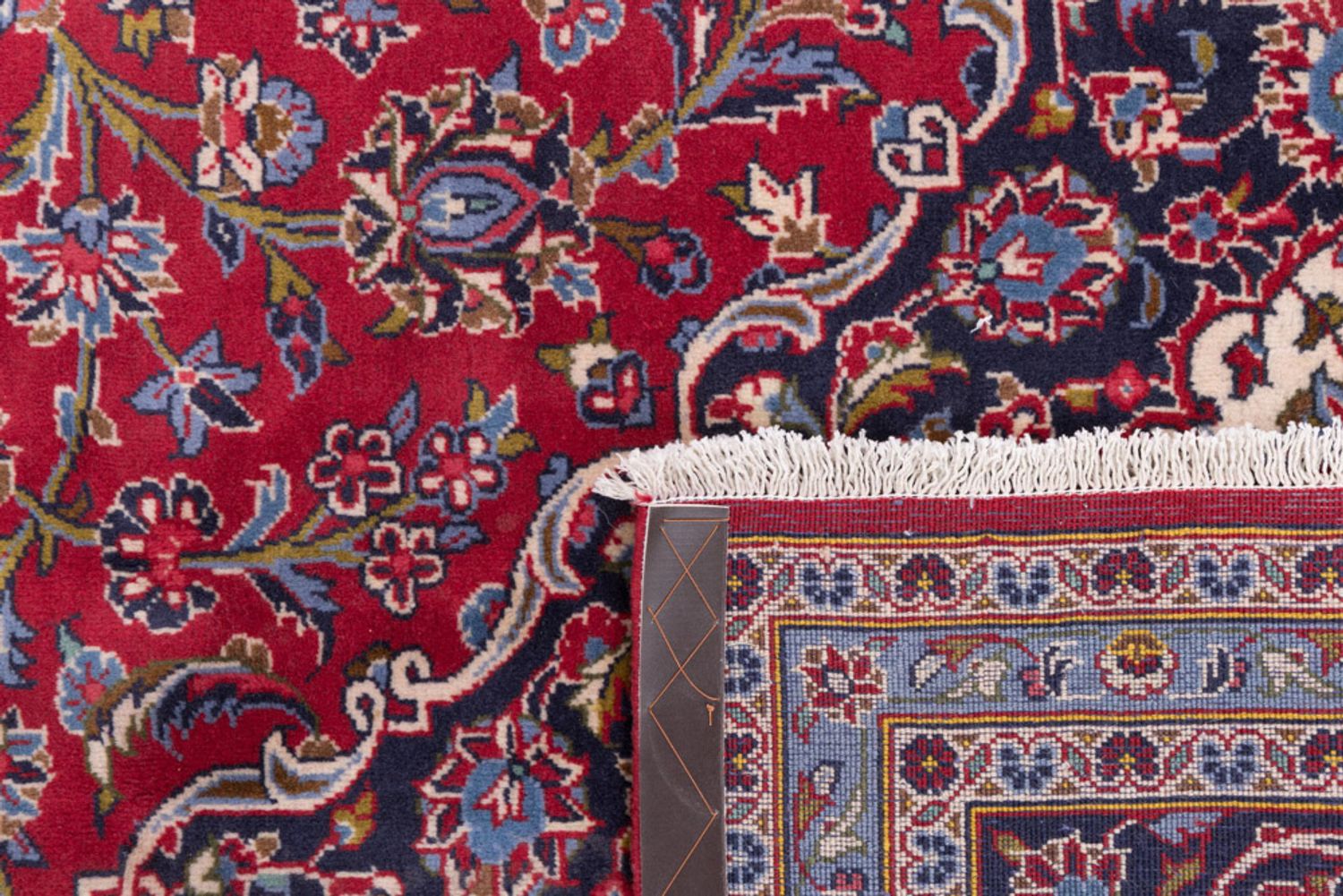 Persisk teppe - Keshan - 355 x 240 cm - rød