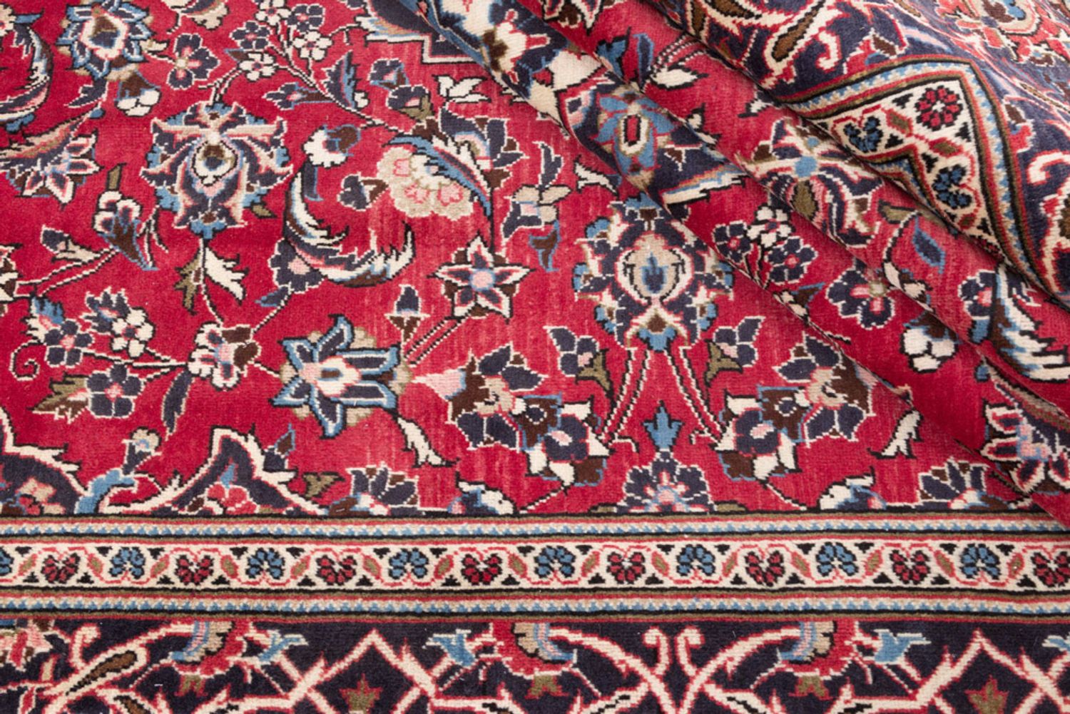 Perský koberec - Keshan - 360 x 240 cm - červená