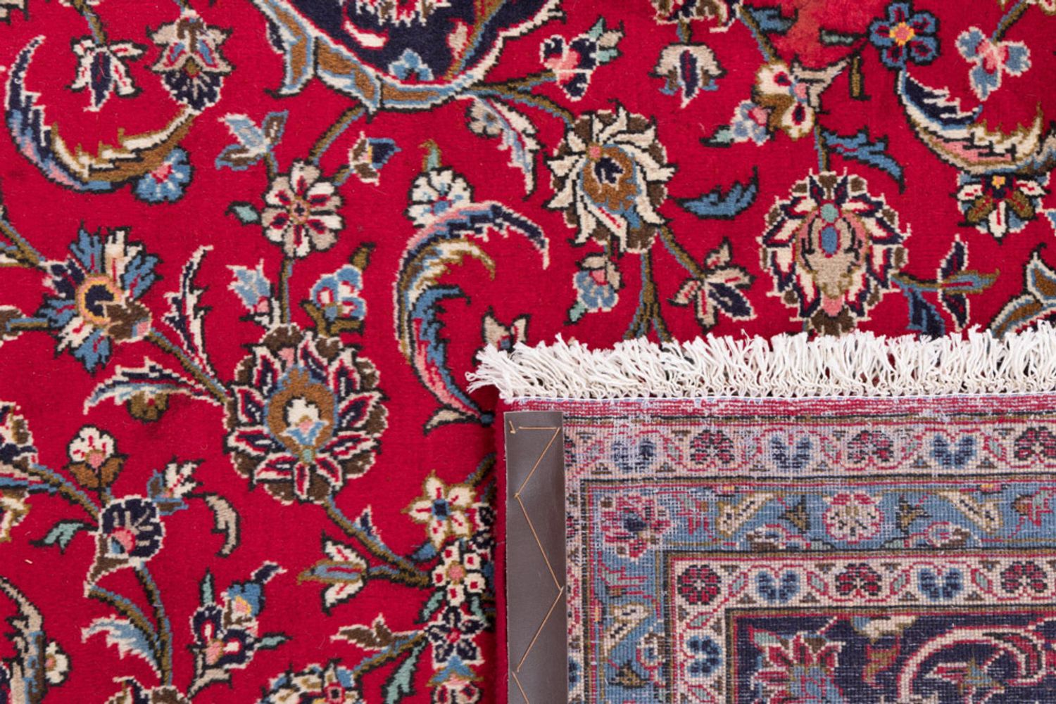 Perský koberec - Keshan - 347 x 247 cm - červená