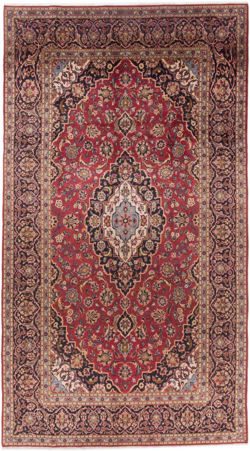 Alfombra persa - Keshan - 355 x 200 cm - rojo