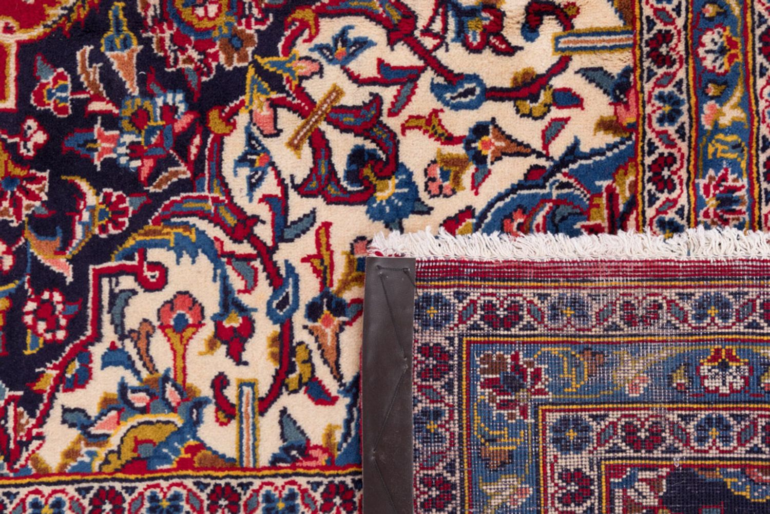 Alfombra persa - Keshan - 420 x 305 cm - rojo