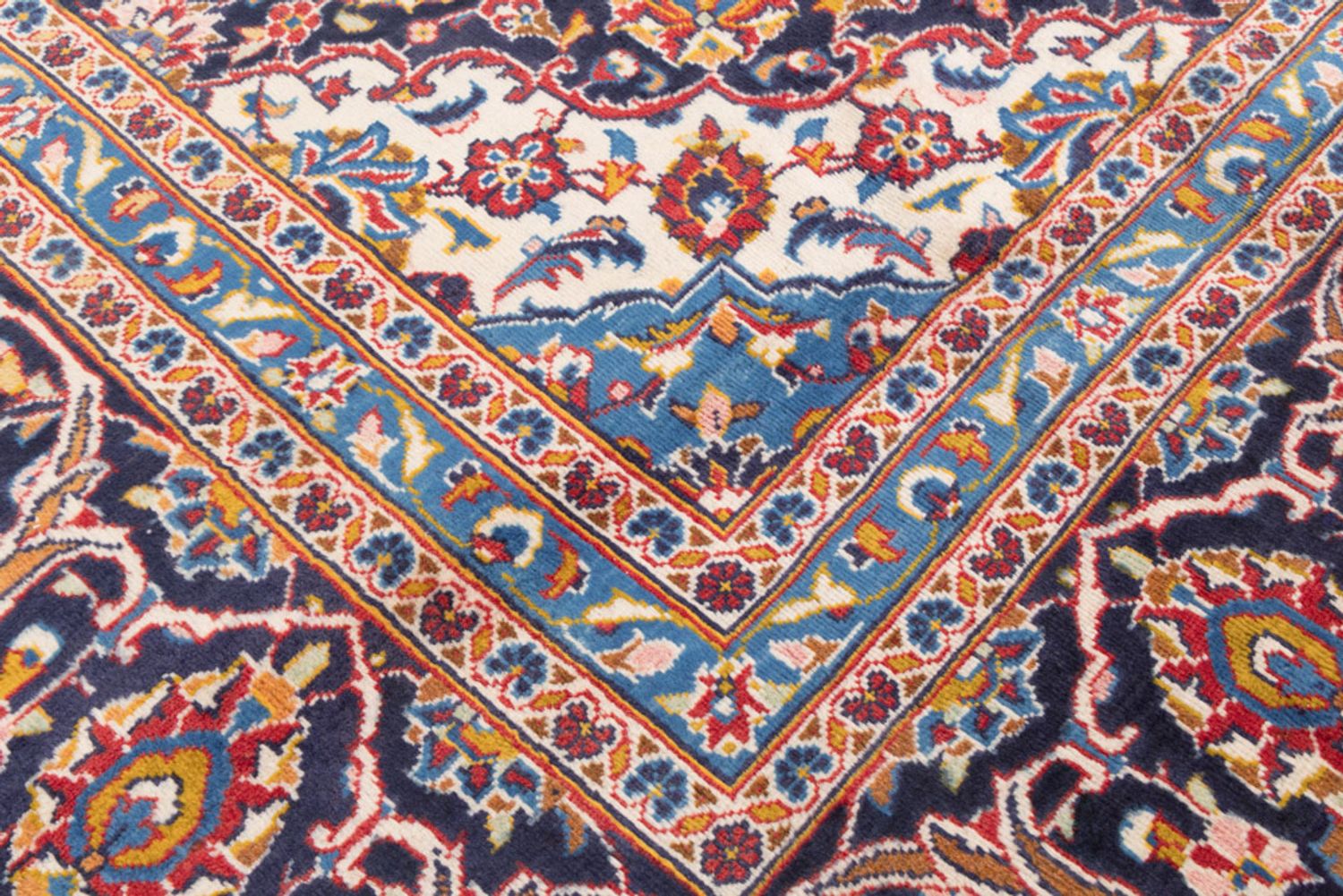 Alfombra persa - Keshan - 415 x 290 cm - rojo