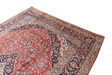 Alfombra persa - Keshan - 415 x 290 cm - rojo