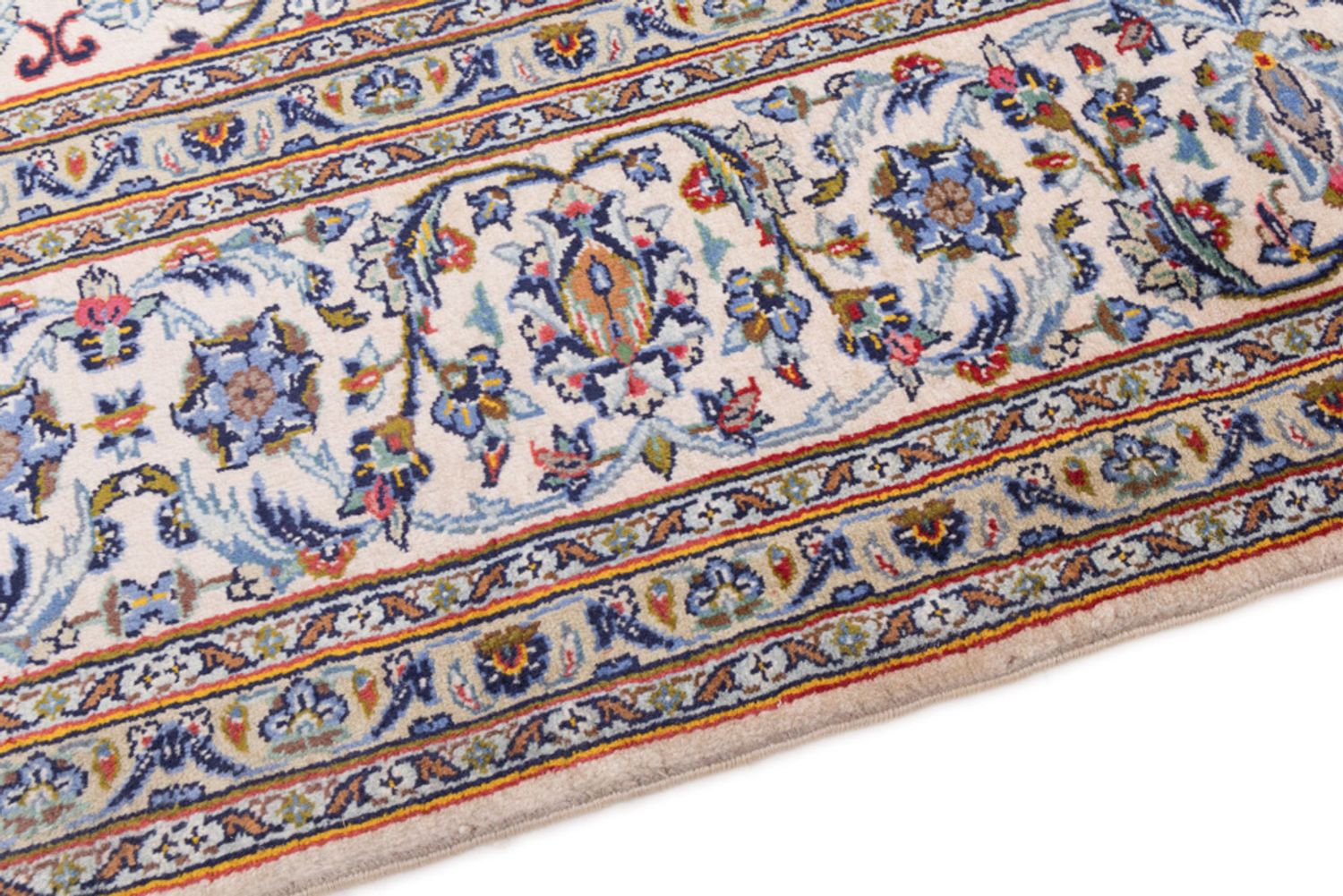 Perský koberec - Keshan - 365 x 250 cm - krémová