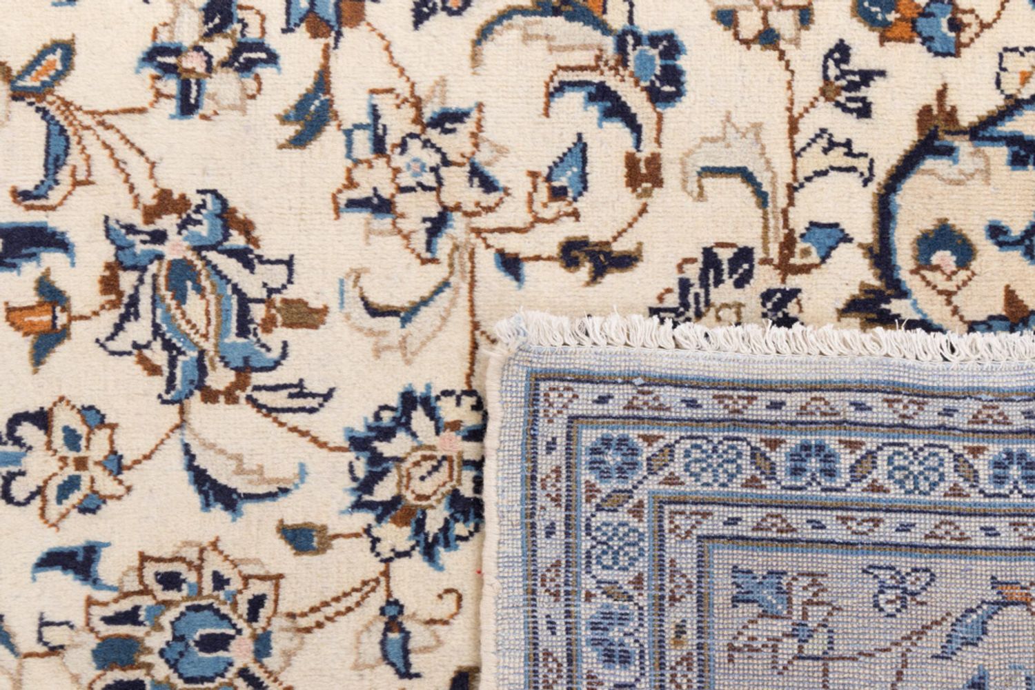 Perský koberec - Keshan - 360 x 243 cm - krémová