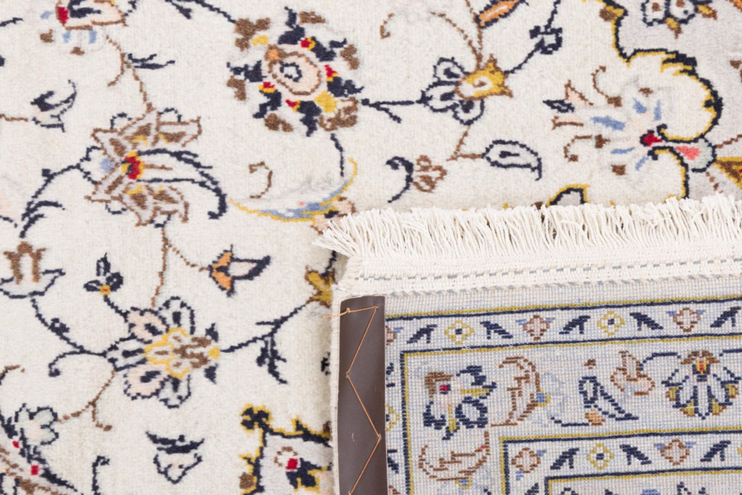 Perský koberec - Keshan - 353 x 240 cm - bílá