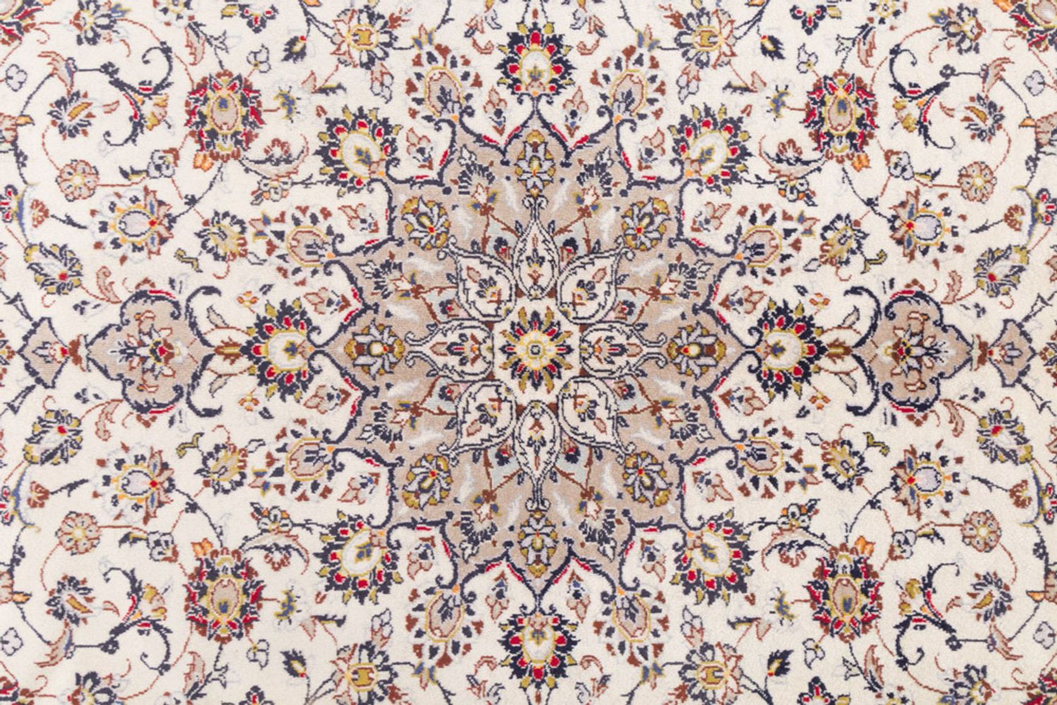 Alfombra persa - Keshan - 345 x 245 cm - crema