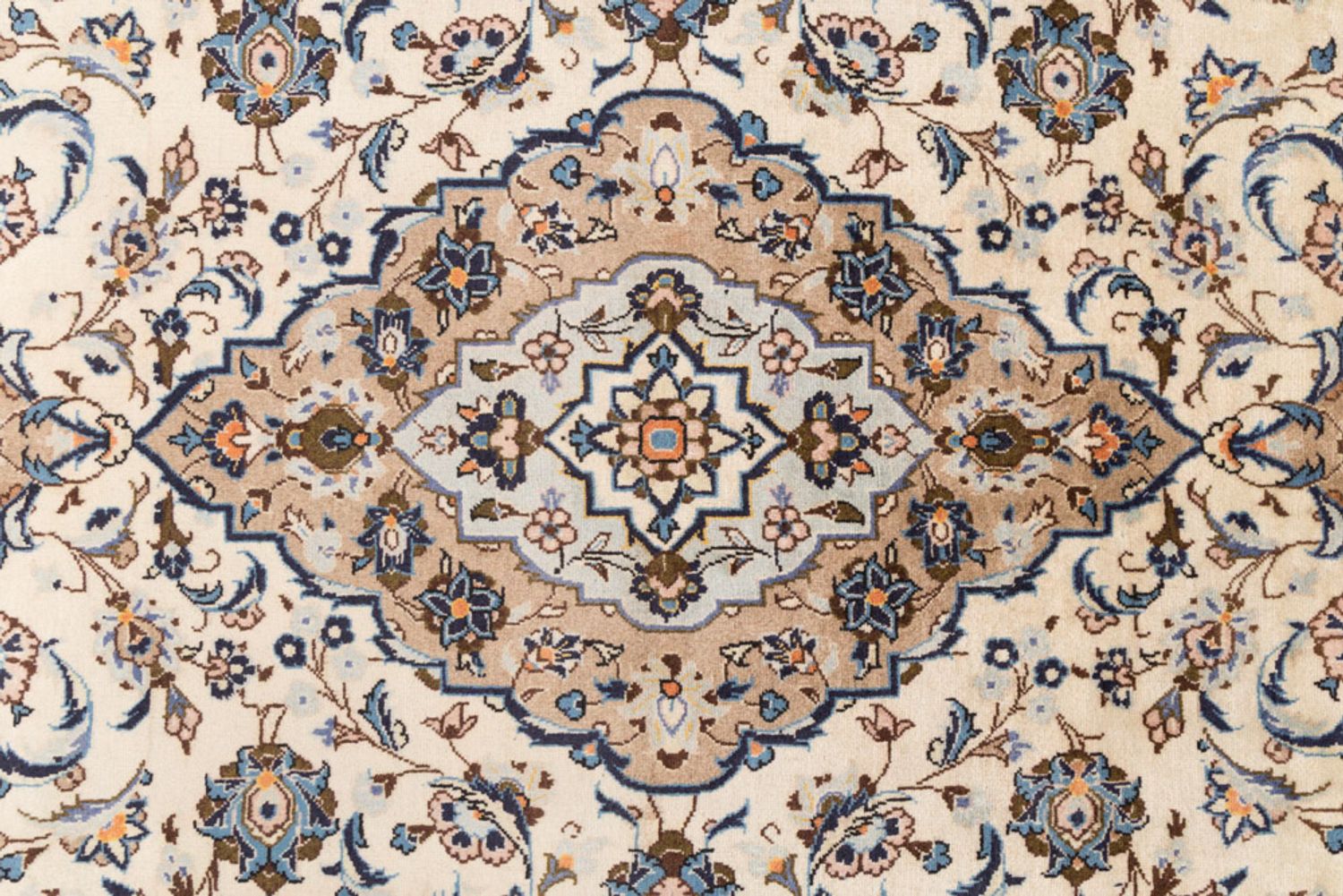 Persisk teppe - Keshan - 330 x 198 cm - krem