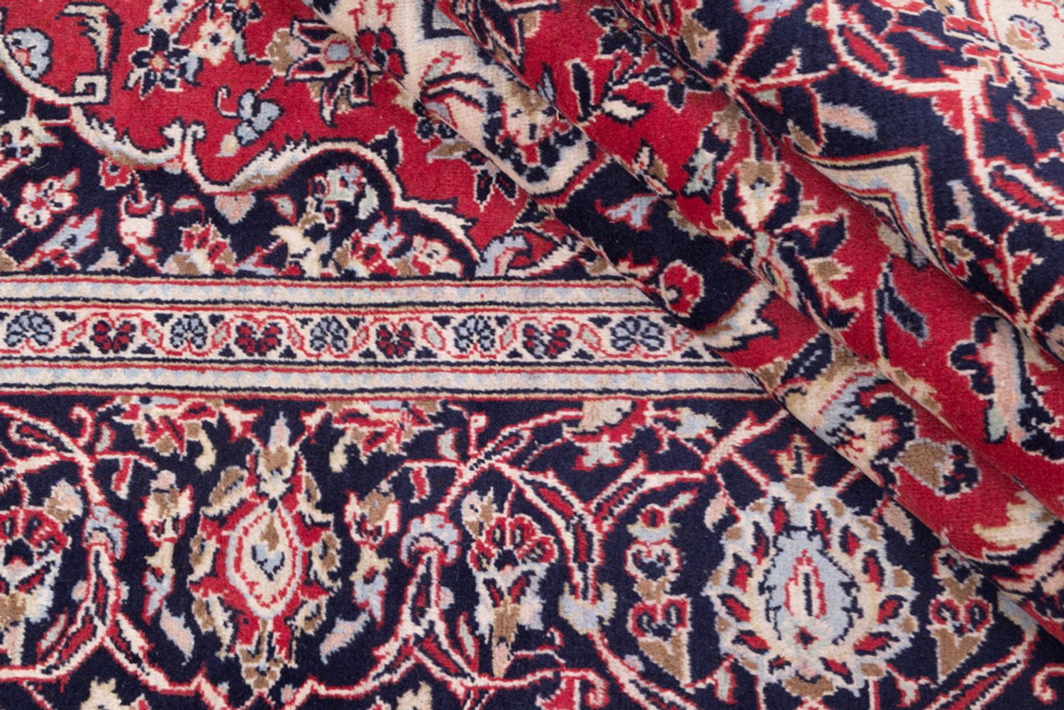 Persisk teppe - Keshan - 290 x 200 cm - rød