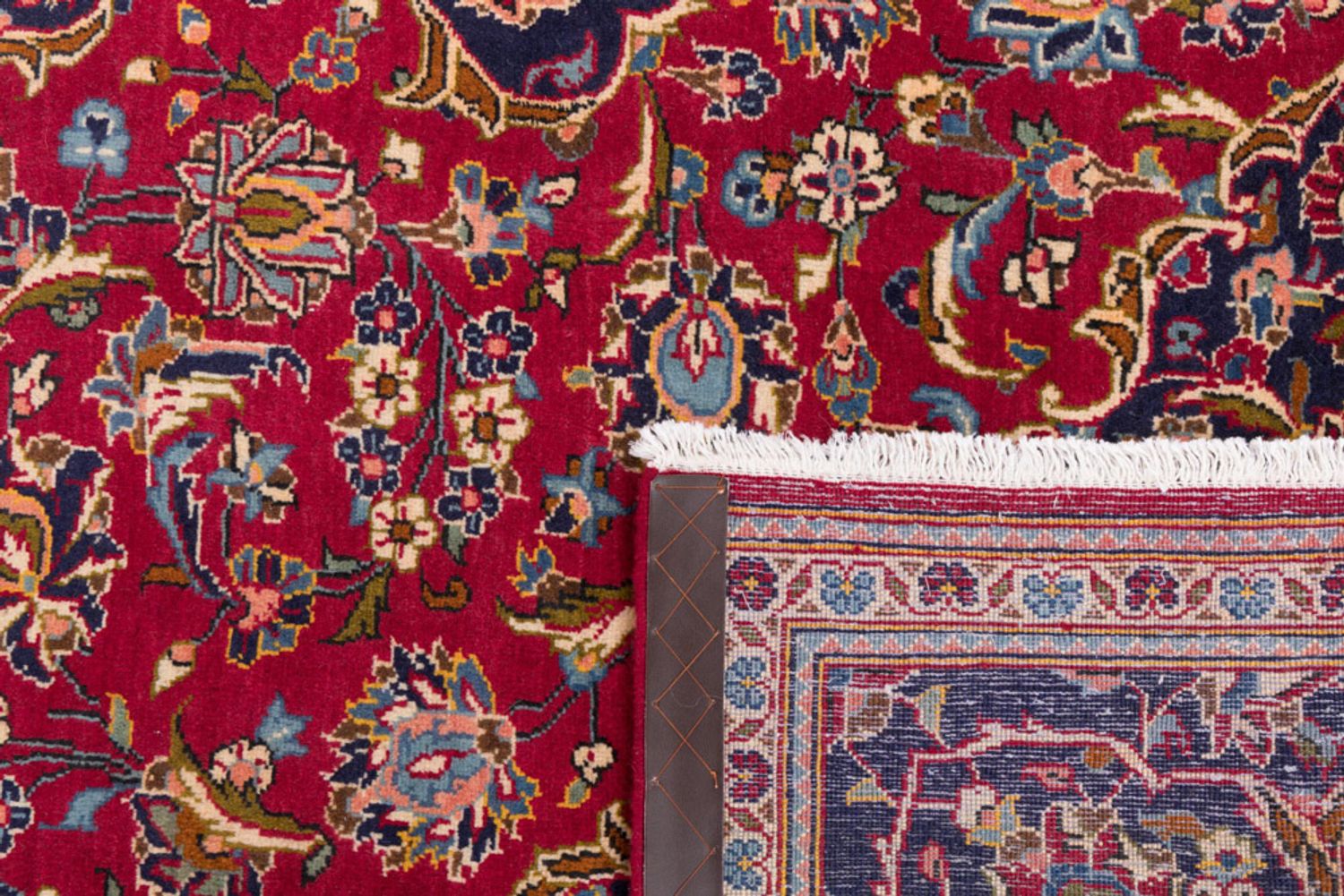 Persisk teppe - Keshan - 300 x 200 cm - rød