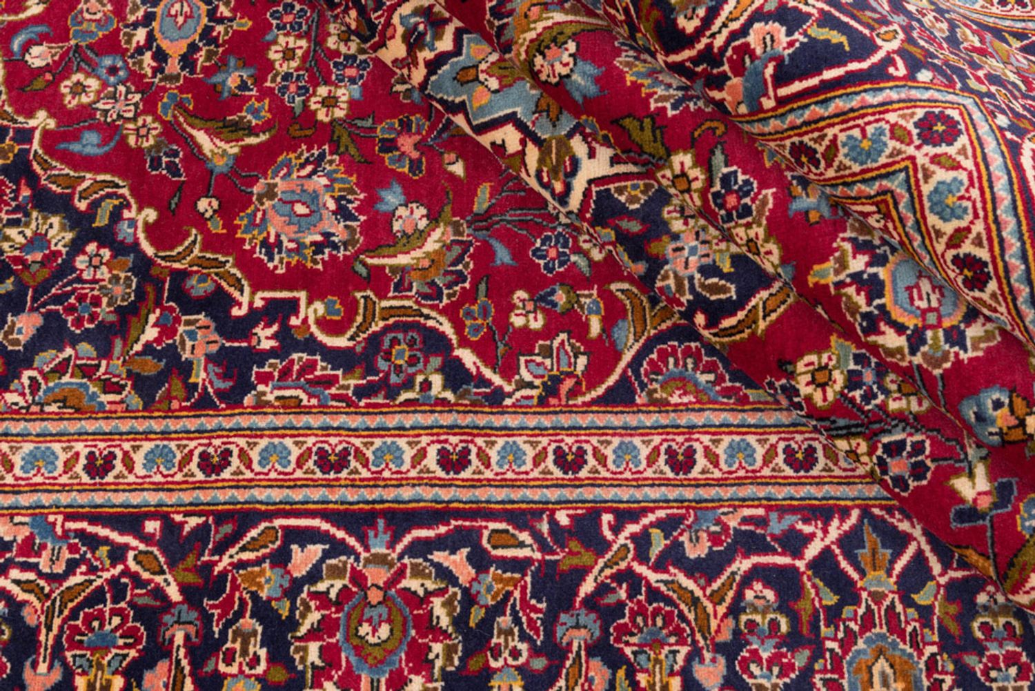 Persisk teppe - Keshan - 300 x 200 cm - rød