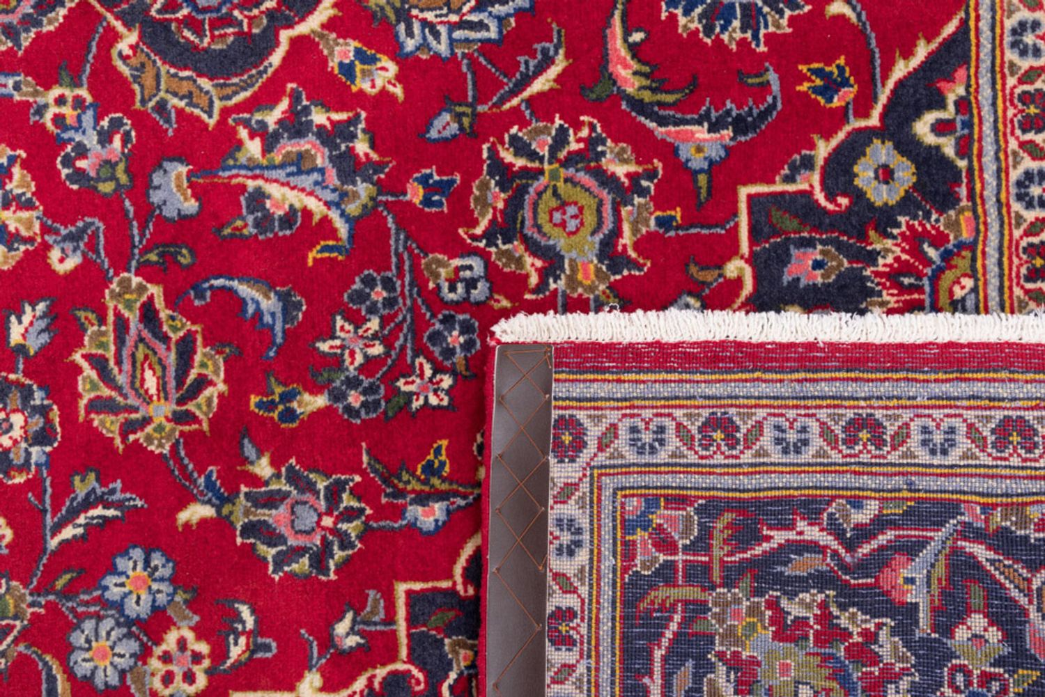 Persisk teppe - Keshan - 308 x 204 cm - rød