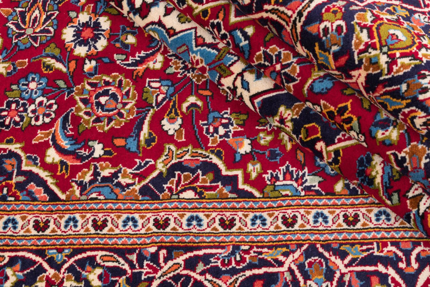 Persisk teppe - Keshan - 320 x 208 cm - rød