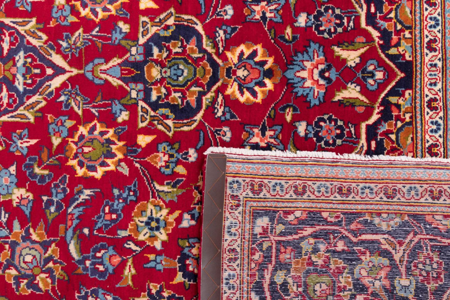 Persisk teppe - Keshan - 322 x 205 cm - rød