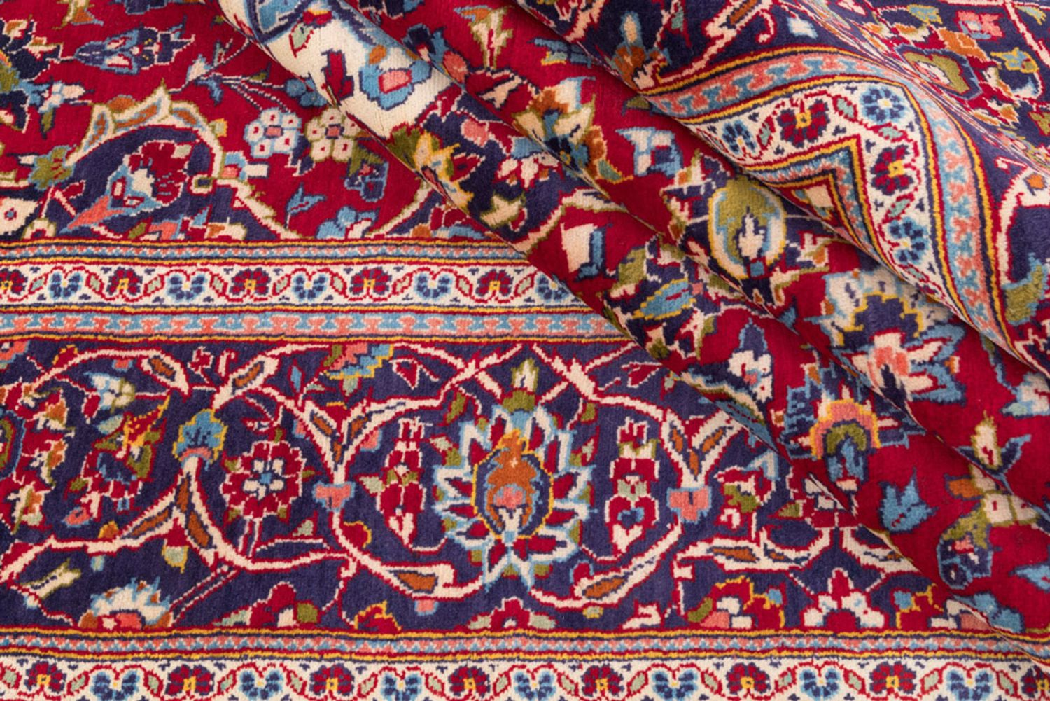 Persisk teppe - Keshan - 322 x 205 cm - rød