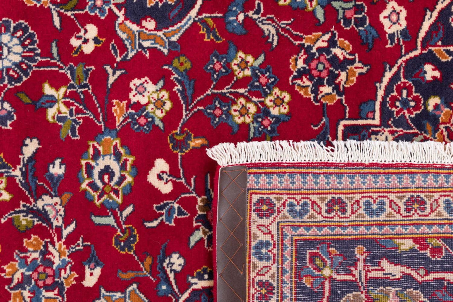 Persisk teppe - Keshan - 305 x 205 cm - rød