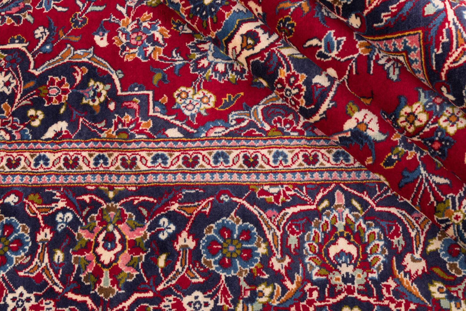 Persisk teppe - Keshan - 305 x 205 cm - rød