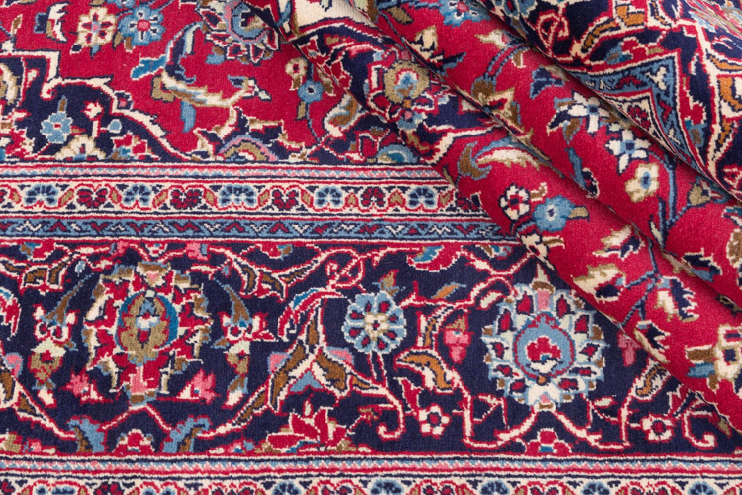 Persisk teppe - Keshan - 317 x 205 cm - rød